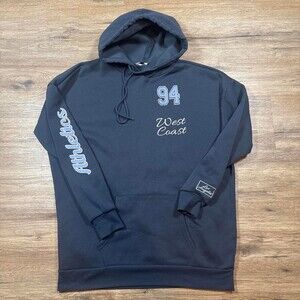 Sugar Men's Black and Navy Hoodie